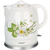 Электрический чайник Maestro MR-066 (белые цветы)