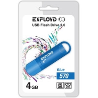 USB Flash Exployd 570 4GB (синий)