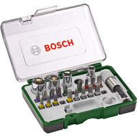 Набор трещотка с головками и битами Bosch Promoline 2607017160 27 предметов