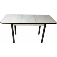 Кухонный стол Solt СТД-10 (северное дерево светлое/ноги круглые черные)