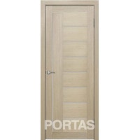 Межкомнатная дверь Portas S29 80x200 (лиственница крем, стекло мателюкс матовое)