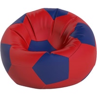 Кресло-мешок Мама рада! Мяч экокожа (красный/синий, XXL, smart balls)