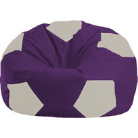 Кресло-мешок Flagman Мяч М1.1-36 (фиолетовый/белый)