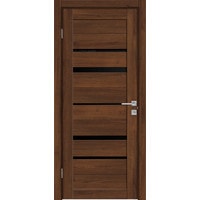 Межкомнатная дверь Triadoors Luxury 582 ПО 90x200 (chester/лакобель черный)
