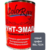 Грунт-эмаль ColoRay 3 в 1 серый графит (2.7 кг)