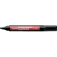 Маркер перманентный UNI Mitsubishi Pencil NO.380B BLACK (1-4.5 мм черный)