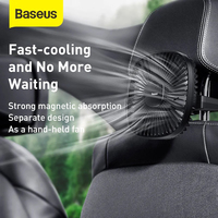 Вентилятор Baseus Natural Wind Magnetic Rear Seat Fan (зеленый)