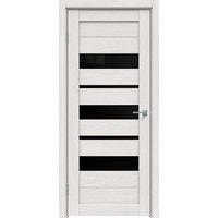 Межкомнатная дверь Triadoors Luxury 576 ПО 60x190 (лиственница белая/лакобель черный)