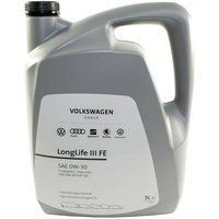 Моторное масло AUDI/Volkswagen Longlife III FE 0W-30 5л GS55545M4