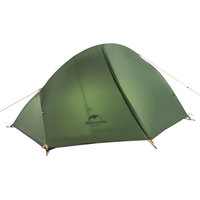 Треккинговая палатка Naturehike Cycling Ultralight 1 NH18A095-D (20D, зеленый)
