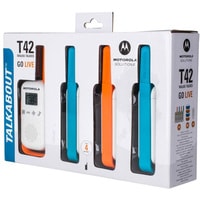 Портативная радиостанция Motorola Talkabout T42 Quad Pack
