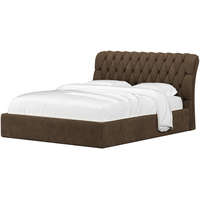Кровать Mebelico Сицилия 160x200 (вельвет коричневый)