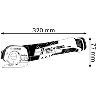 Листовые электрические ножницы Bosch GUS 12V-300 Professional 06019B2904 (с 2-мя АКБ, кейс)