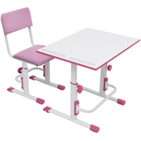 Ученический стул Polini Kids City/Smart S (белый/розовый)