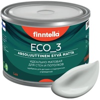 Краска Finntella Eco 3 Wash and Clean Sumu F-08-1-9-LG182 9 л (бледно-серый)
