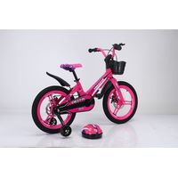 Детский велосипед Delta Prestige 16 2023 (розовый, спицы, шлем)