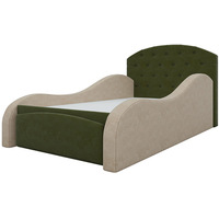 Кровать Mebelico Майя 140x70 (зеленый/бежевый)