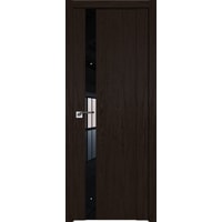Межкомнатная дверь ProfilDoors 62XN L 60x200 (дарк браун/стекло черный лак)