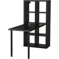 Стол Ikea Каллакс (черный/коричневый) 192.460.40