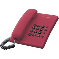 Проводной телефон Panasonic KX-TS2350RUR (красный)