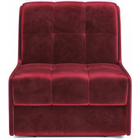 Кресло-кровать Мебель-АРС Барон №2 (бархат, красный Star Velvet 3 Dark Red) в Солигорске