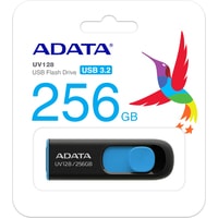 USB Flash ADATA DashDrive UV128 256GB (черный/синий)