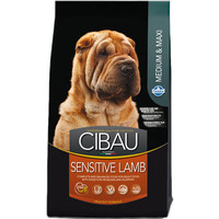 Сухой корм для собак Cibau Sensitive Lamb Medium & Maxi (Ягненок, для взрослых собак с чувствительным пищеварением и аллергией) 12 кг