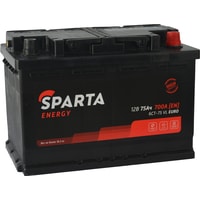 Автомобильный аккумулятор Sparta Energy 6CT-75 VL Euro (75 А·ч)