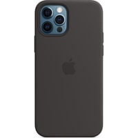 Чехол для телефона Apple MagSafe Silicone Case для iPhone 12/12 Pro (черный)