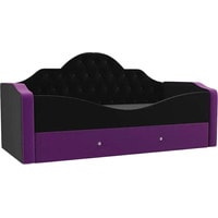 Кровать Лига диванов Скаут 162x72 102900 (черный/фиолетовый)
