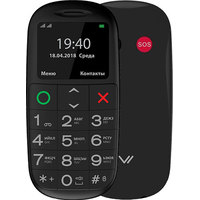 Кнопочный телефон Vertex C312 (черный)