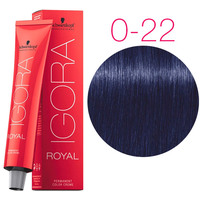Крем-краска для волос Schwarzkopf Professional Igora Royal Permanent Color Creme 0-22 60 мл