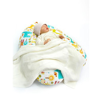 Подушка для беременных Amarobaby Жирафики AMARO-4001-G (белый)