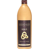 Лосьон Cocochoco Gold 24 Karat кератиновое выпрямление волос (1000 мл)