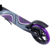 Двухколесный подростковый самокат Ridex Liquid (черный/фиолетовый)