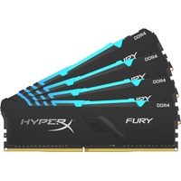 Оперативная память HyperX Fury RGB 4x8GB DDR4 PC4-27700 HX434C16FB3AK4/32