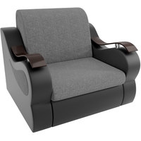 Кресло-кровать Лига диванов Меркурий 100684 80 см (серый/черный)