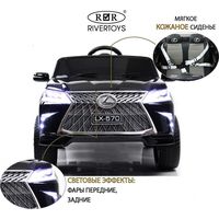 Электромобиль RiverToys Lexus 570 E555EE (черный глянец)