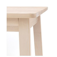 Кухонный стол Ikea Норрокер (белый/береза) 803.617.19