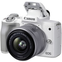Беззеркальный фотоаппарат Canon EOS M50 Mark II Kit EF-M 15-45mm f/3.5-6.3 IS STM (белый)