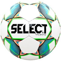 Футбольный мяч Select Talento (3 размер, белый/голубой)