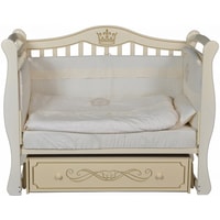 Классическая детская кроватка Антел Julia 111 (белый)