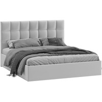 Кровать Трия Эмбер универсальный тип 1 160x200 (велюр Confetti Silver)