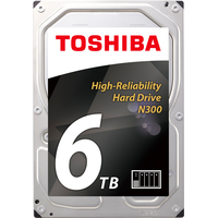 Жесткий диск Toshiba N300 6TB [HDWN160EZSTA]