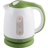 Электрический чайник Energy E-293 (белый/зеленый)
