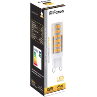 Светодиодная лампочка Feron LB-433 G9 7 Вт 2700 К [25766]