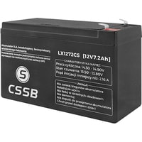 Аккумулятор для ИБП Lamex LX1272CS (12В/7.2 А·ч)