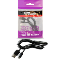 Кабель AVS MR-32 USB Type-A - microUSB (2 м, черный)
