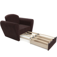 Кресло-кровать Мебель-АРС Квартет (велюр, шоколад HB-178 16)