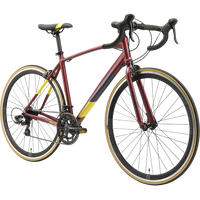 Велосипед Stark Peloton 700.1 р.18 2023 (темно-красный/никель)